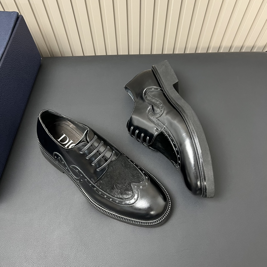 Dior Haute Couture Classic Luxury Leather Shoe Loafer Shoes Ref.4A922099 4