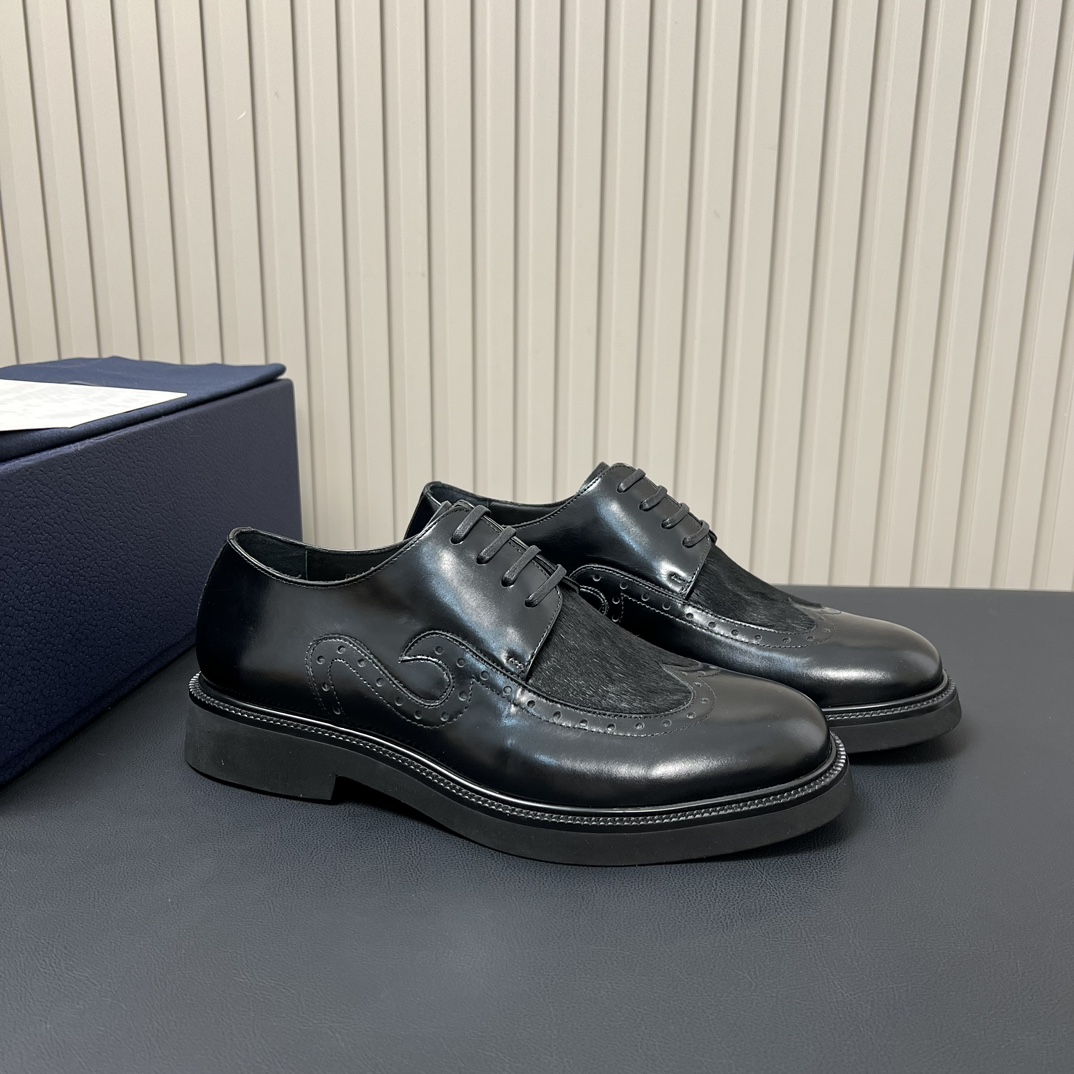Dior Haute Couture Classic Luxury Leather Shoe Loafer Shoes Ref.4A922099 2