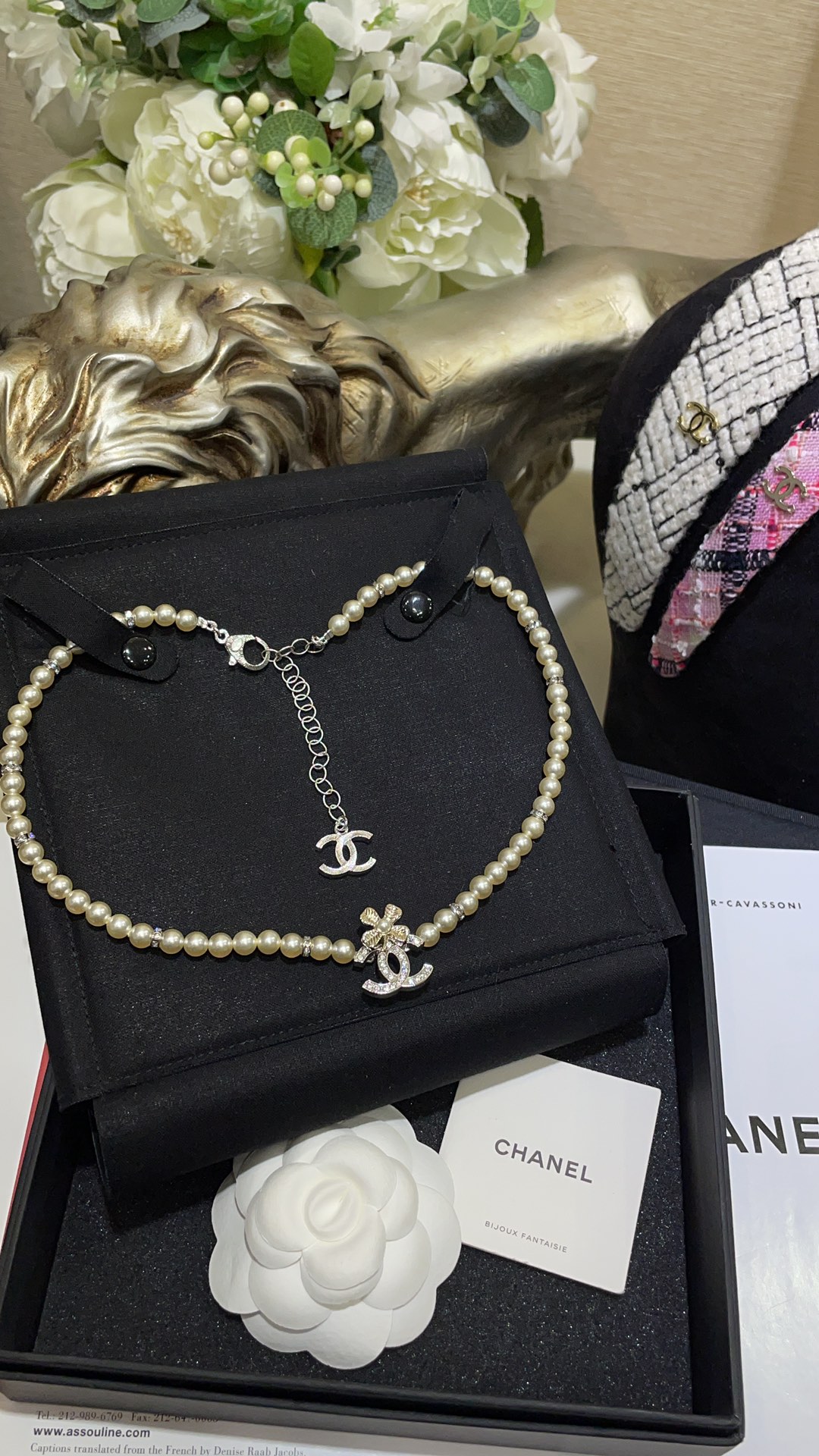 NO:631673,88230 Pearl necklace arrived today, 24K new pearls, rhinestones, four-leaf clover, full diamonds, double C color matching pearl necklace, light golden four-leaf clover, silver double C, exquisite and cute, pearl necklace style, daily high-end, super versatile and practical, z consistent brass material, Swarovski diamonds, customized pearls, necklace, Cartier high-end jewelry1986090988230 今日到货珍珠项链 24K新款珍珠水钻四叶草满钻双C拼色珍珠项链 浅金色四叶草银色双C 精致又可爱 珍珠项链款式 日常高级超级百搭实用 z一致黄铜材质 施华洛钻 定制珍珠,,necklace,卡迪亚高端饰品,Jewelry