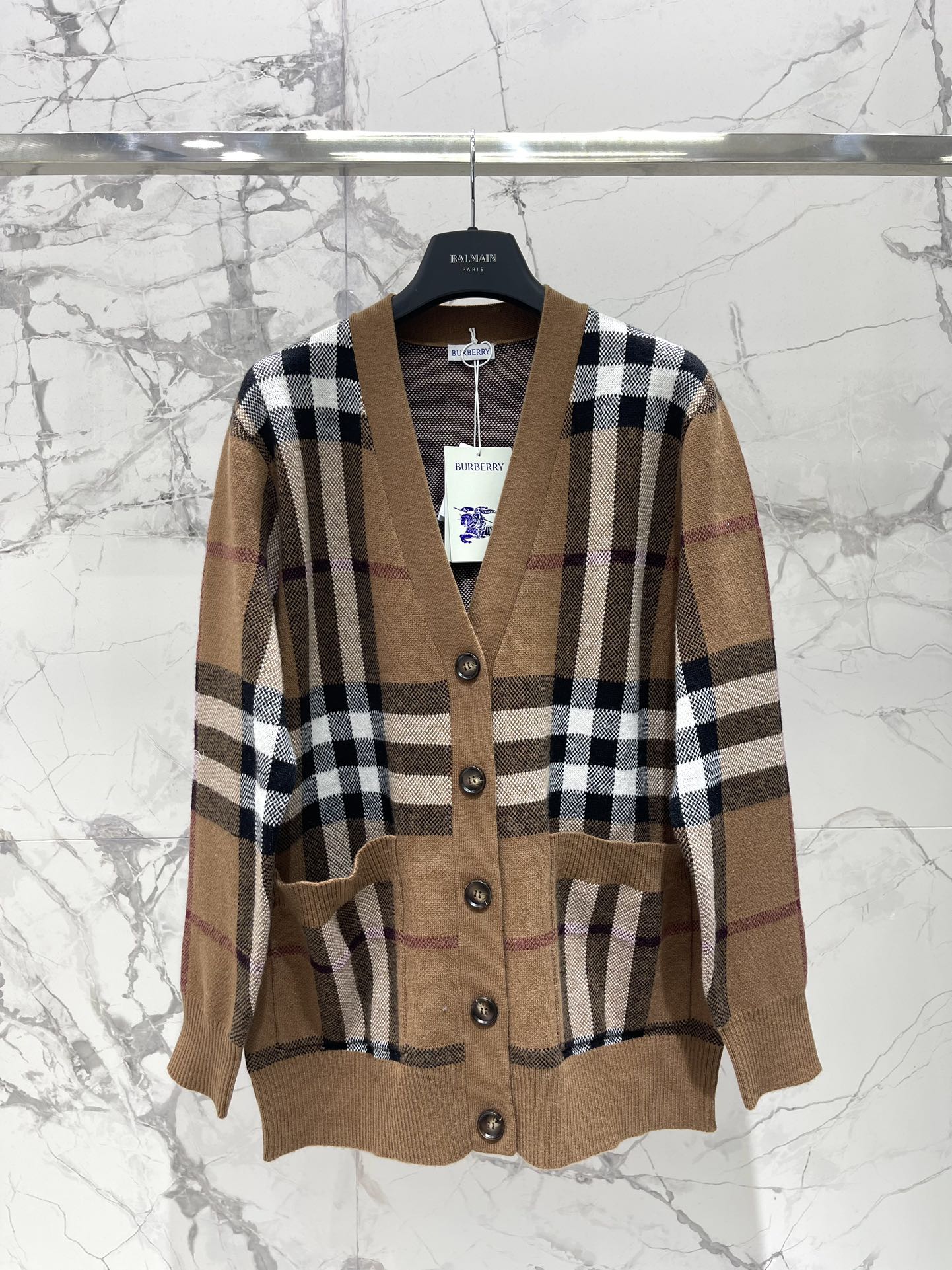 Burberry Ropa Rebecas Universal para hombres y mujeres Tejido Lana Colección otoño – invierno Fashion SML99320270