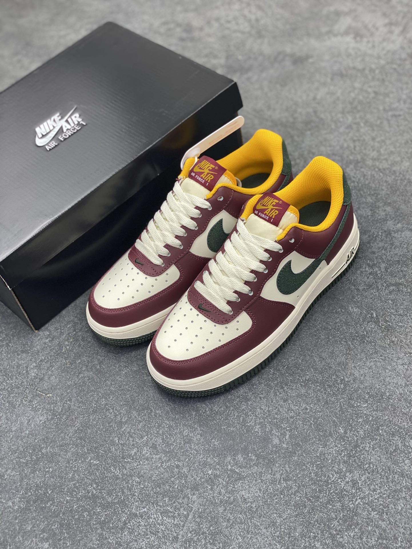 图片[8]-Nike Air Force 1 Low 07 米红 原楦头原纸板 打造纯正低帮空军版型专注外贸渠道 全掌内置蜂窝气垫 原盒配件 原厂中底钢印、拉帮完美 货号：HQ3612-113 尺码：36 36.5 37.5 38 38.5 39 40 40.5 41 42 42.5 43 44 44.5 45-选品中心