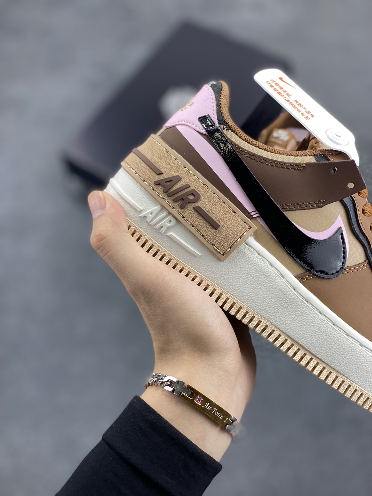 图片[6]-NK Air Force 1 Shadow 轻量增高低帮百搭板鞋\”拼接马卡龙\” 全新少女系解构主义设计双层轻量EVA发泡中底+防滑RB橡胶外圈底鞋底 原楦头原纸板 打造纯正空军版型 专注外贸渠道 全掌内置蜂窝气垫 原盒配件 原厂中底钢印、拉帮完美 货号： DZ1847-200 尺码：35.5 36 36.5 37.5 38 38.5 39 40 40.5 41 42-选品中心