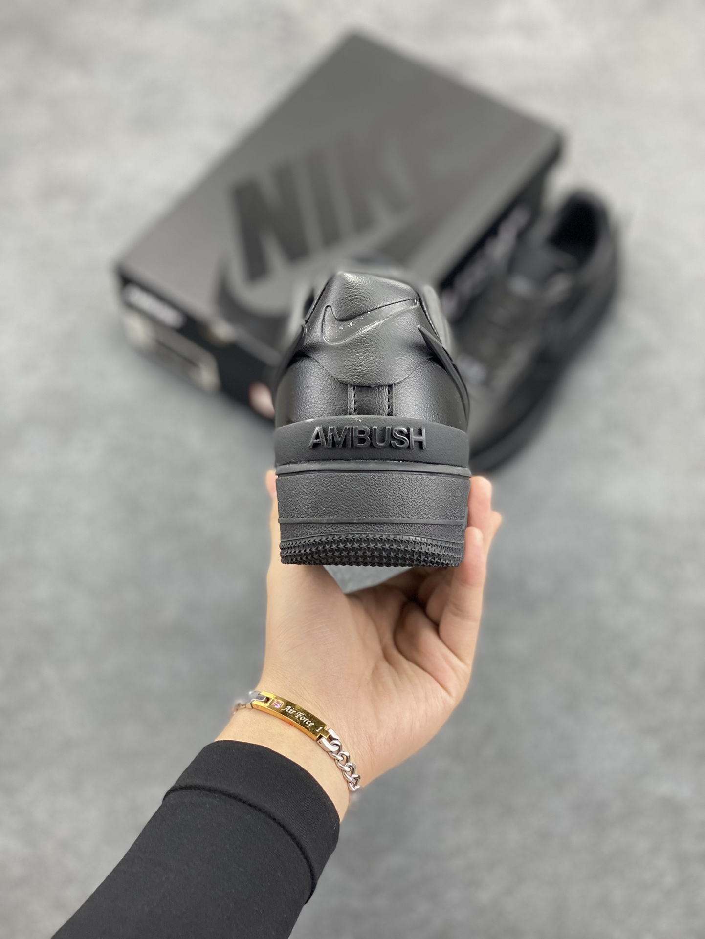 图片[4]-福利特价 Nike Air Force 1 Low AMBUSH联名 原楦头原纸板 打造纯正空军版型 专注外贸渠道 全掌内置蜂窝气垫 原盒配件 原厂中底钢印、拉帮完美 货号：DV3464 尺码：36 36.5 37.5 38 38.5 39 40 40.5 41 42 42.5 43 44 44.5 45-选品中心