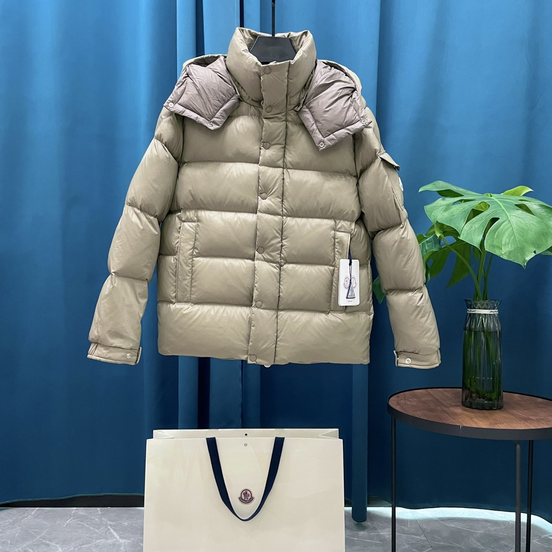 蒙口️Moncler70周年限定款羽绒服双标系列法国M档案馆典藏款超高端Maya系列情侣款连帽保暖羽绒服