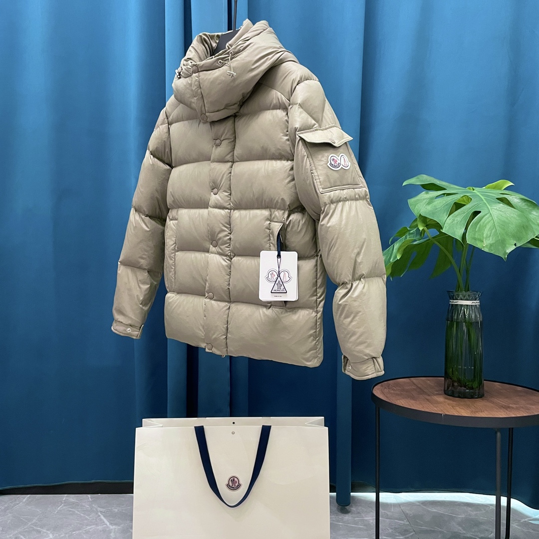 蒙口️Moncler70周年限定款羽绒服双标系列法国M档案馆典藏款超高端Maya系列情侣款连帽保暖羽绒服