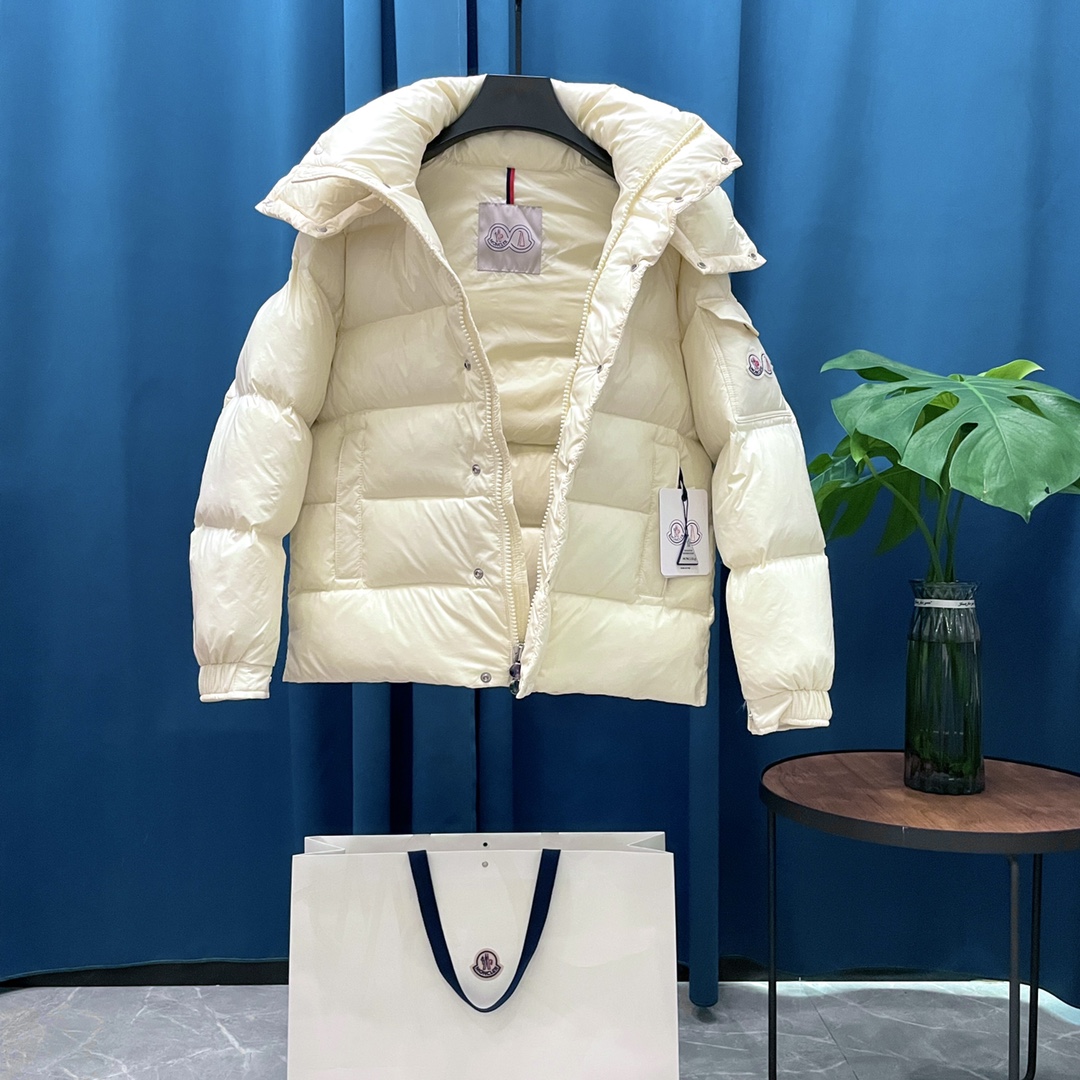 蒙口️Moncler70周年限定款羽绒服双标系列法国M档案馆典藏款超高端Maya系列情侣款连帽保暖羽绒服