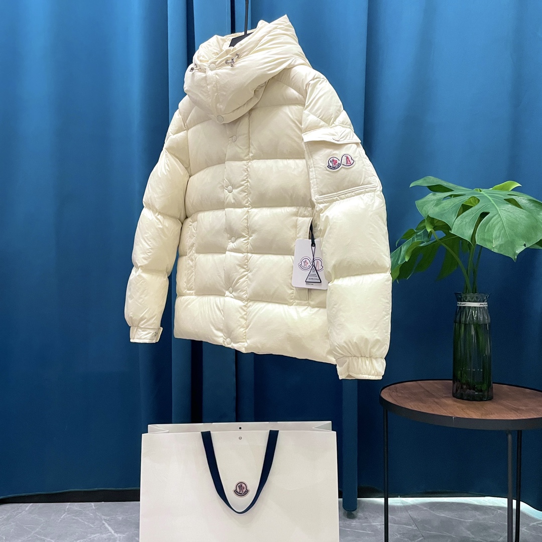 蒙口️Moncler70周年限定款羽绒服双标系列法国M档案馆典藏款超高端Maya系列情侣款连帽保暖羽绒服