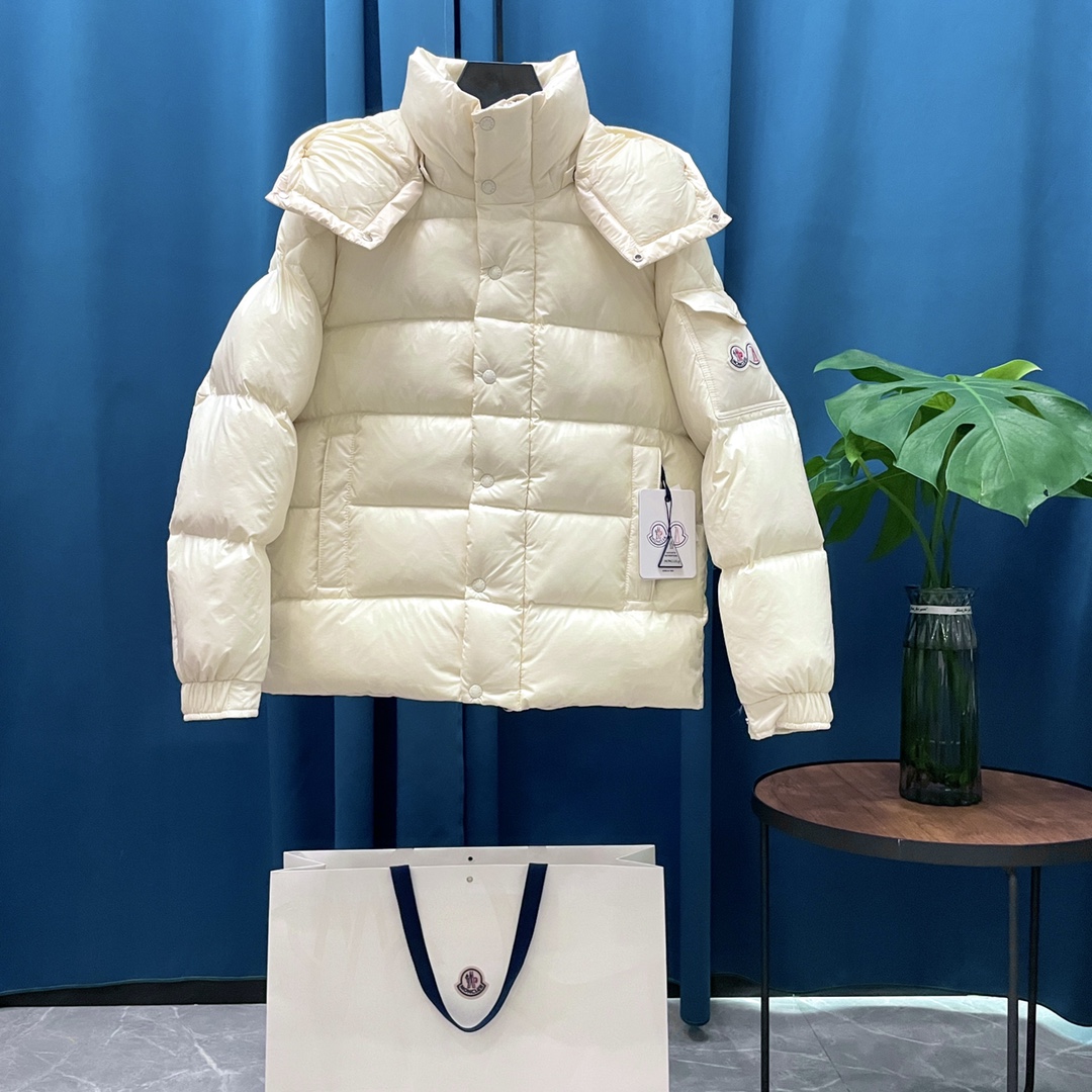 蒙口️Moncler70周年限定款羽绒服双标系列法国M档案馆典藏款超高端Maya系列情侣款连帽保暖羽绒服