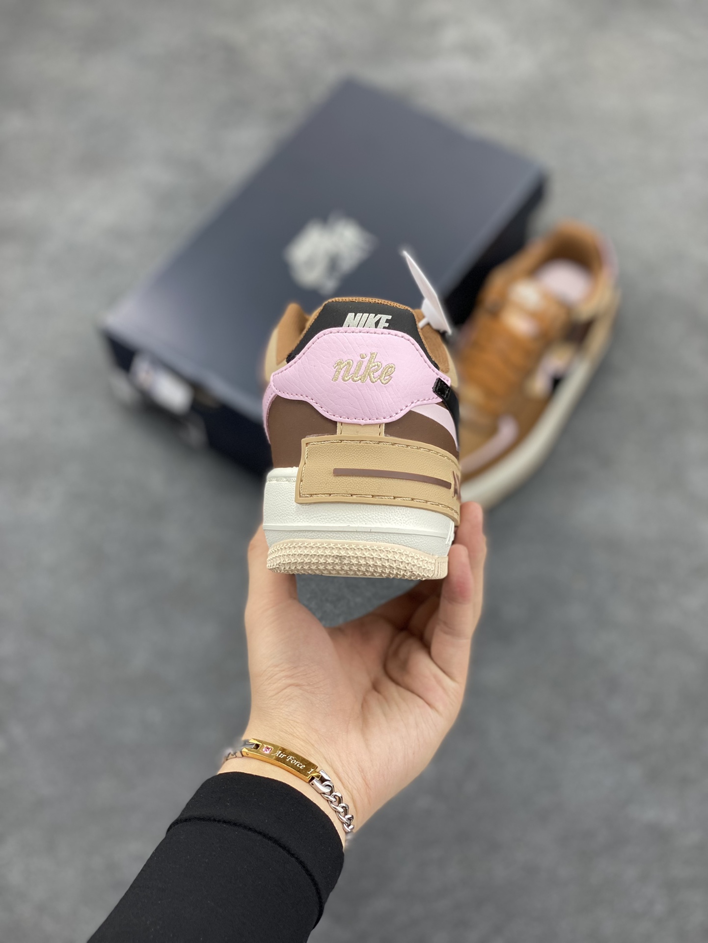 图片[4]-NK Air Force 1 Shadow 轻量增高低帮百搭板鞋\”拼接马卡龙\” 全新少女系解构主义设计双层轻量EVA发泡中底+防滑RB橡胶外圈底鞋底 原楦头原纸板 打造纯正空军版型 专注外贸渠道 全掌内置蜂窝气垫 原盒配件 原厂中底钢印、拉帮完美 货号： DZ1847-200 尺码：35.5 36 36.5 37.5 38 38.5 39 40-选品中心