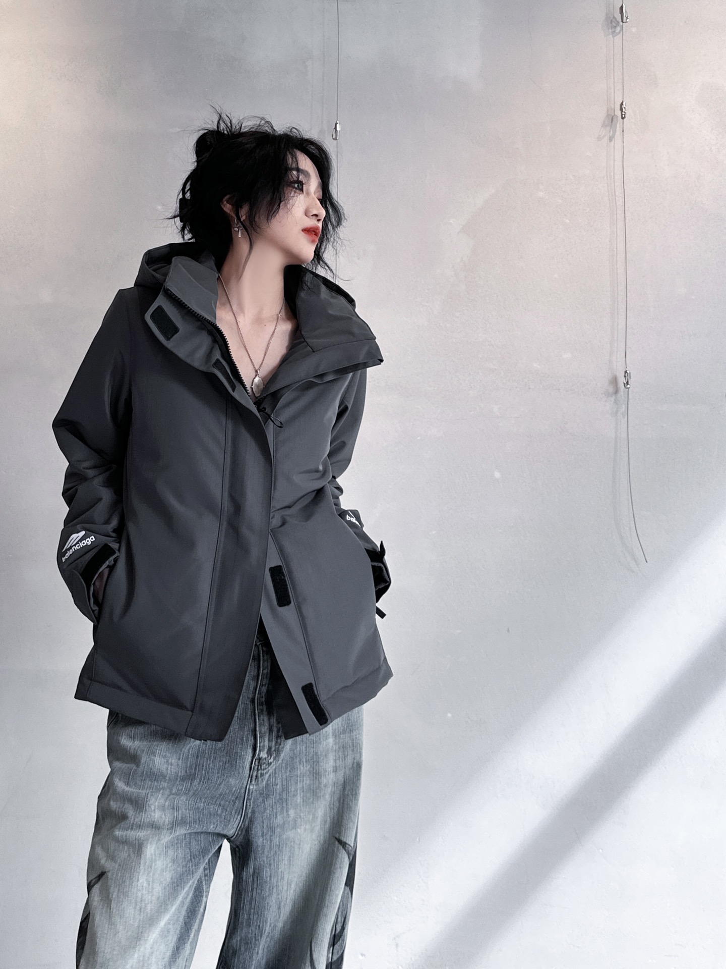 🌾NEW｜「skieear」3b sports🎿滑雪系列新款外套，进口暗纹肌理面部手感超棒，内胆夹棉保暖