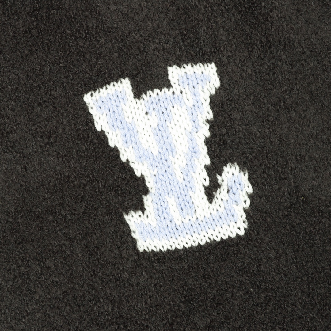 Louis Vuitton路易威登25SS 滑雪Logo嵌花毛衣