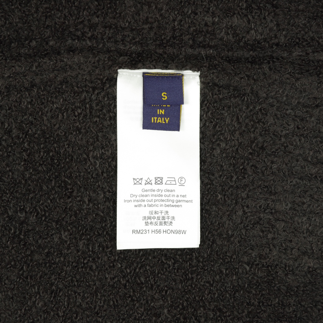 Louis Vuitton路易威登25SS 滑雪Logo嵌花毛衣