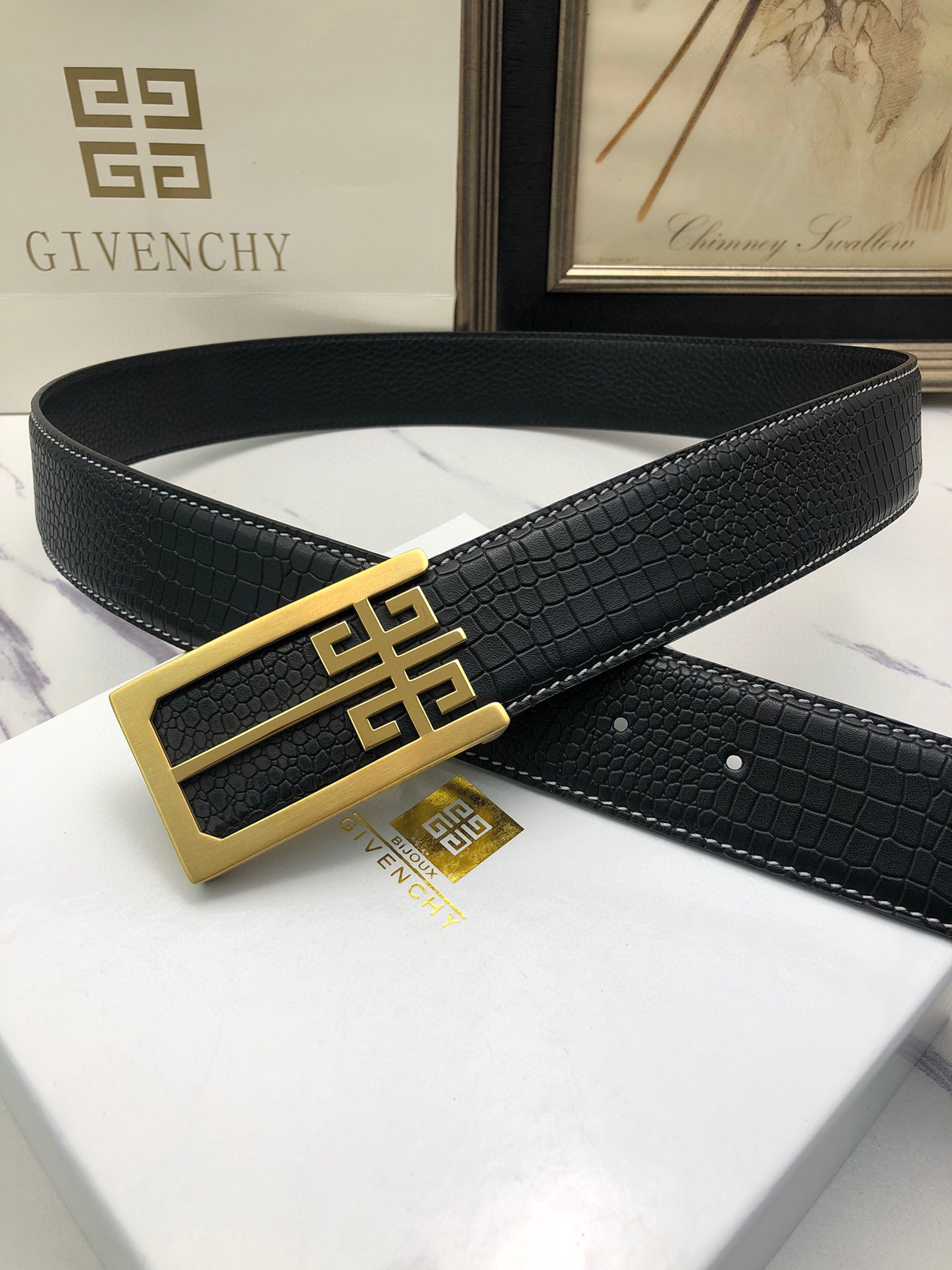 High-Quality Lynch Belt with Unique Symbol Decoration for Man with Single-Headed Calves - 图片 4