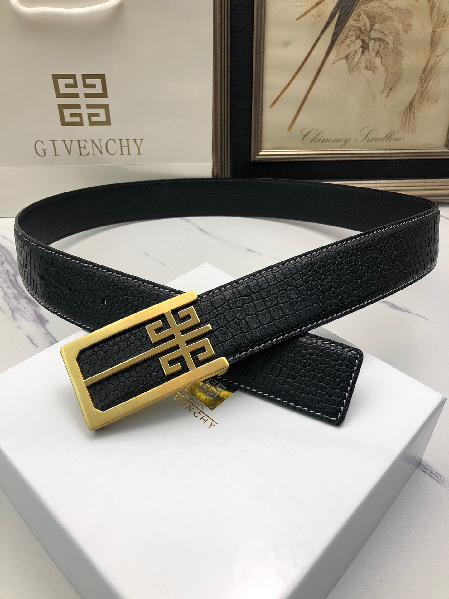 High-Quality Lynch Belt with Unique Symbol Decoration for Man with Single-Headed Calves - 图片 2