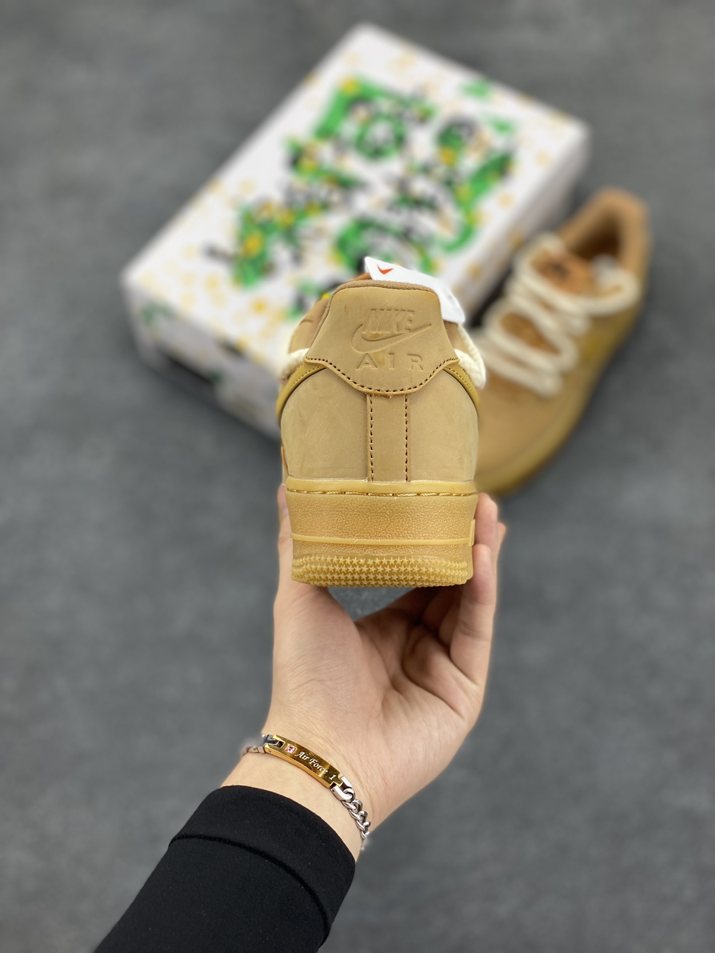 图片[4]-Nike Air Force 1 Low 07 小麦麻绳绑带 原楦头原纸板 打造纯正低帮空军版型 专注外贸渠道 全掌内置蜂窝气垫 原盒配件 原厂中底钢印、拉帮完美 货号：CJ9197-102 尺码：36 36.5 37.5 38 38.5 39 40 40.5 41 42 42.5 43 44 44.5 45-选品中心