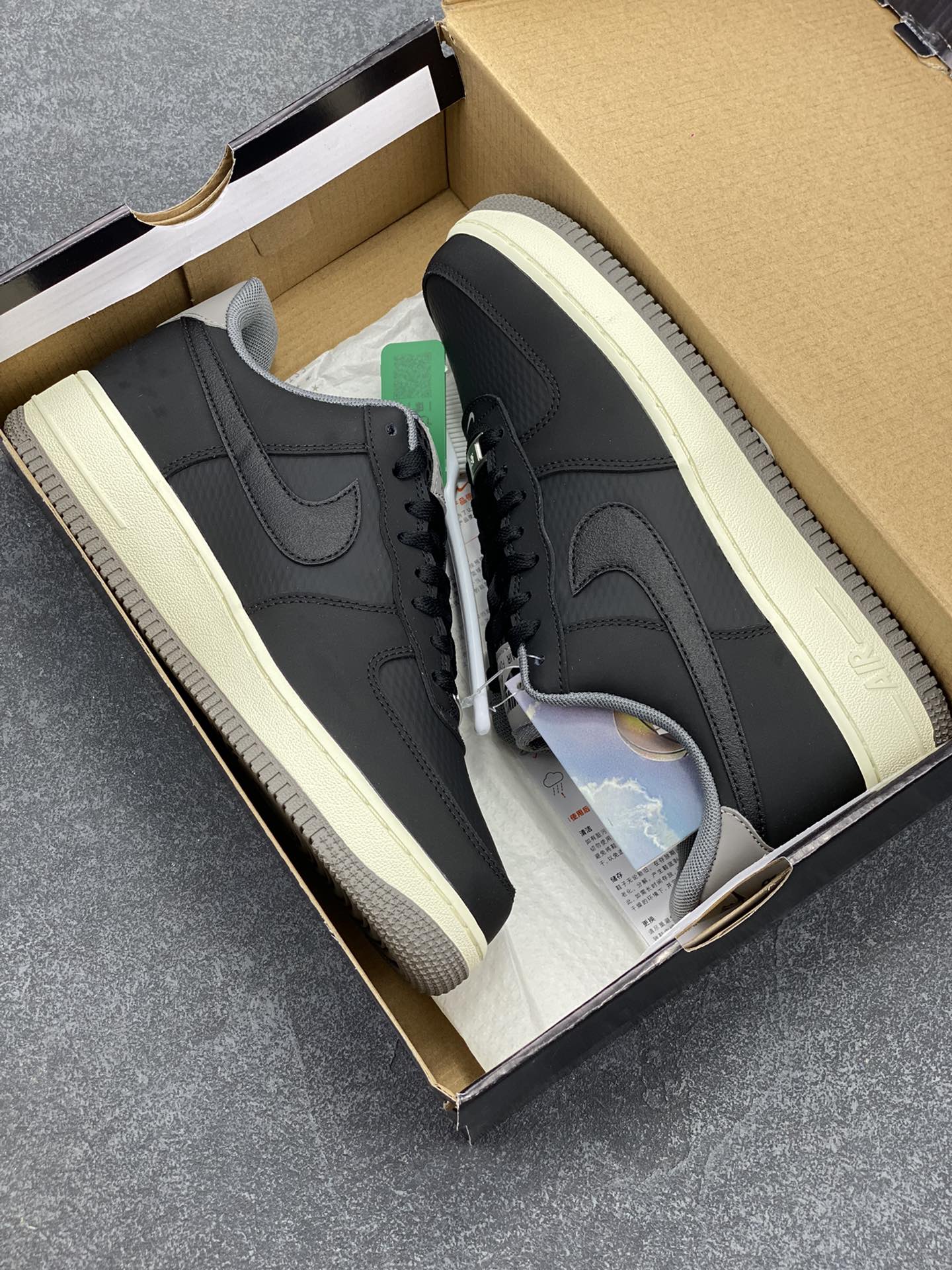 图片[9]-HY版本💯 Nike Air Force 1 Low 07 \”Dark Pewter\” 黑 原楦头原纸板 打造纯正低帮空军版型 专注外贸渠道 全掌内置蜂窝气垫 原盒配件 原厂中底钢印、拉帮完美 货号：FZ5225-001 尺码：36 36.5 37.5 38 38.5 39 40 40.5 41 42 42.5 43 44 44.5 45 46-选品中心