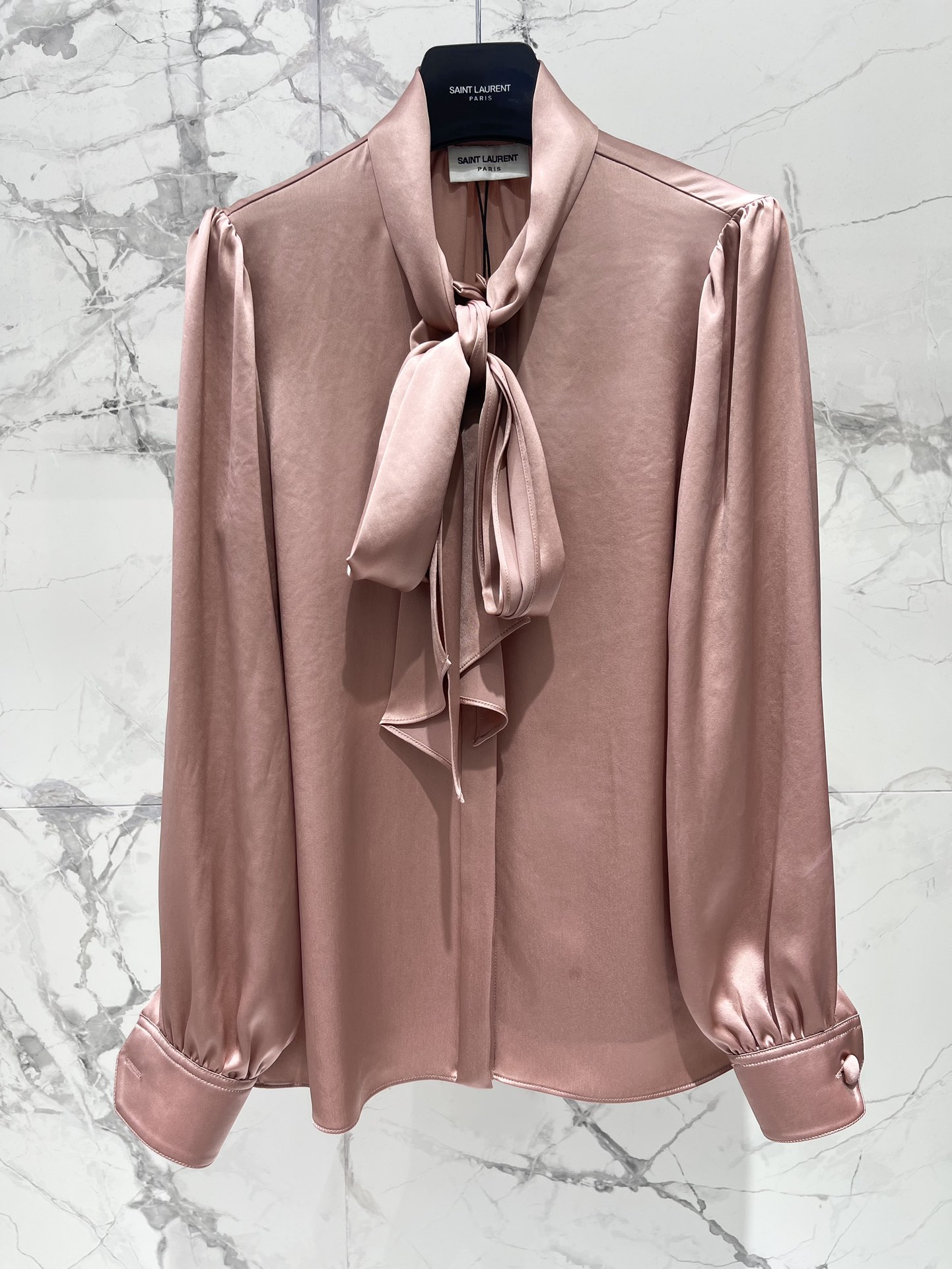 Yves Saint Laurent Flowy Ribbon Acetate Shirt - Elegant & Comfortable 3 i1731579901 9035 1