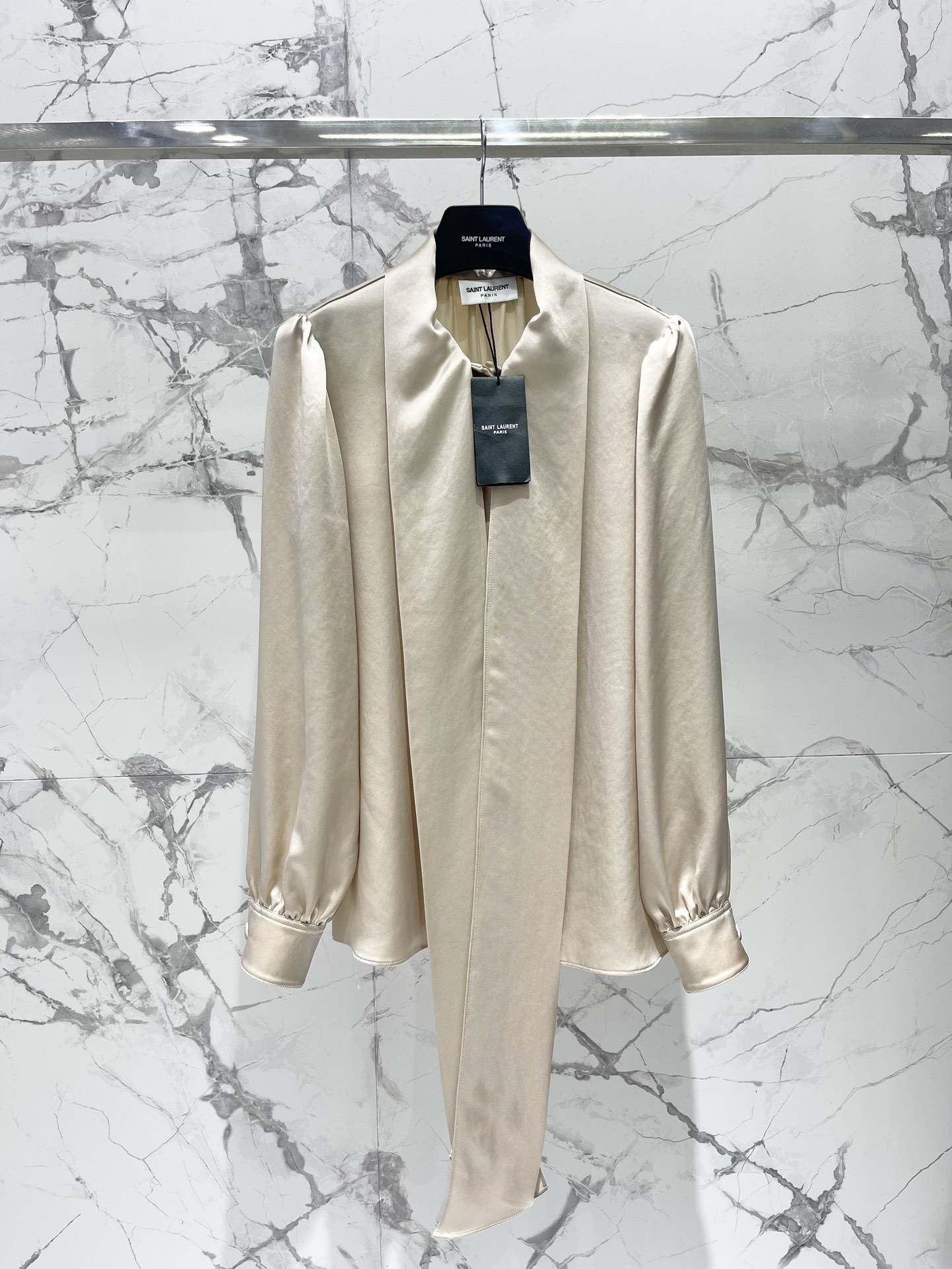 Yves Saint Laurent Flowy Acetate Blouse - Elegant & Comfortable 2 i1731580158 8916 0