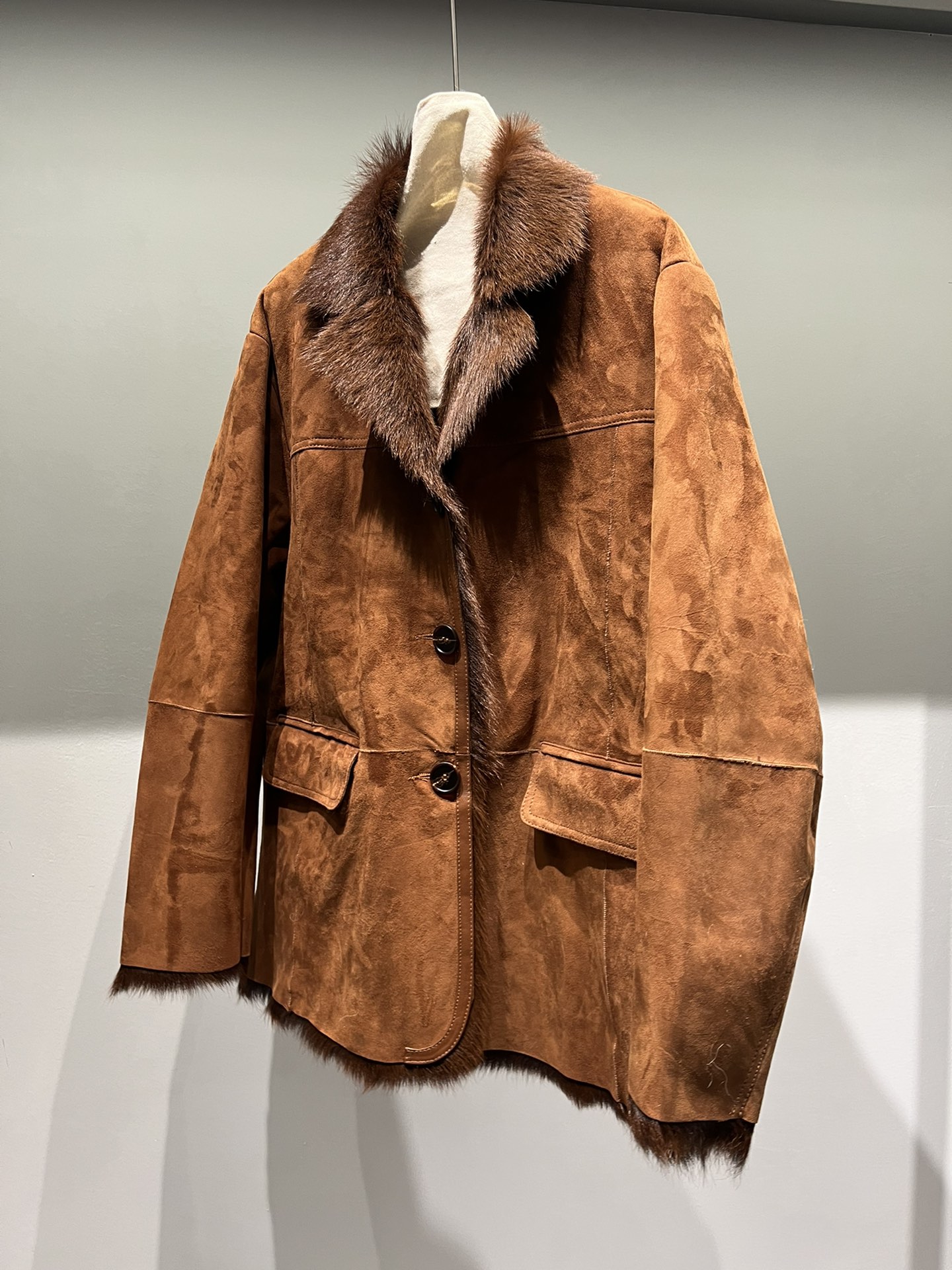 Women’s One-Size Cashmere Suit for Autumn and Winter Fashion. - 图片 5