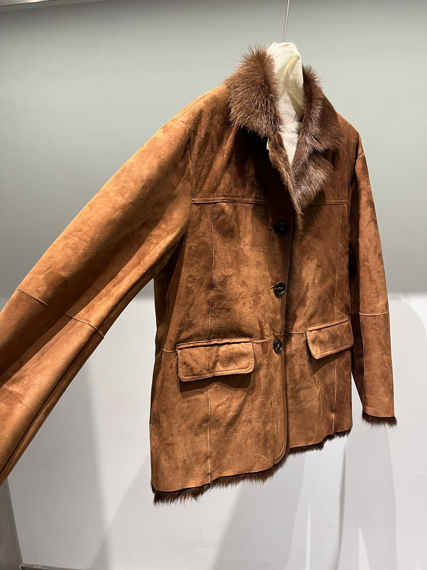 Women’s One-Size Cashmere Suit for Autumn and Winter Fashion. - 图片 4