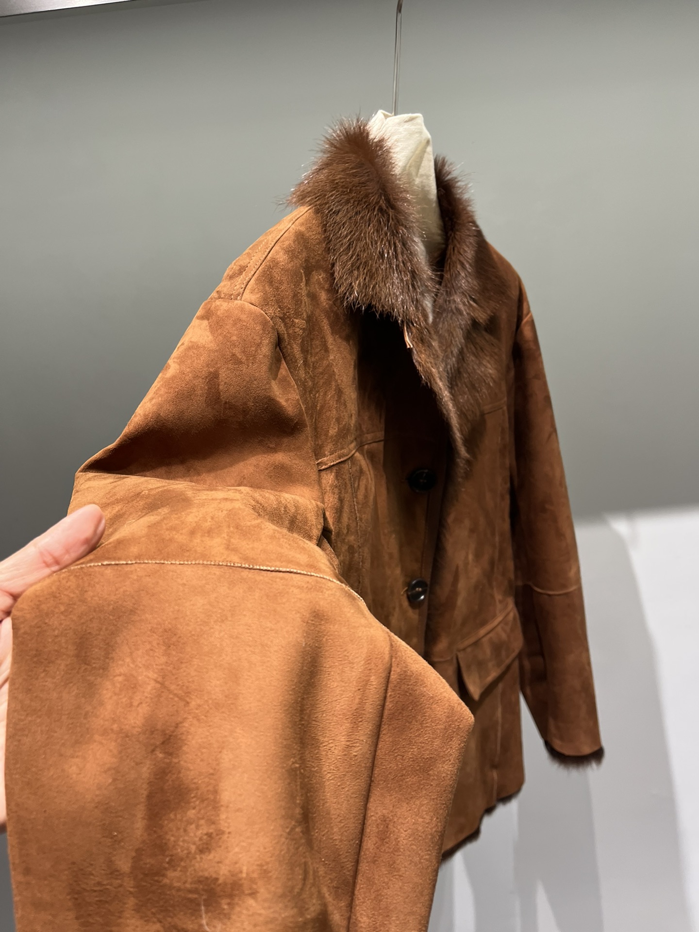 Women’s One-Size Cashmere Suit for Autumn and Winter Fashion. - 图片 9