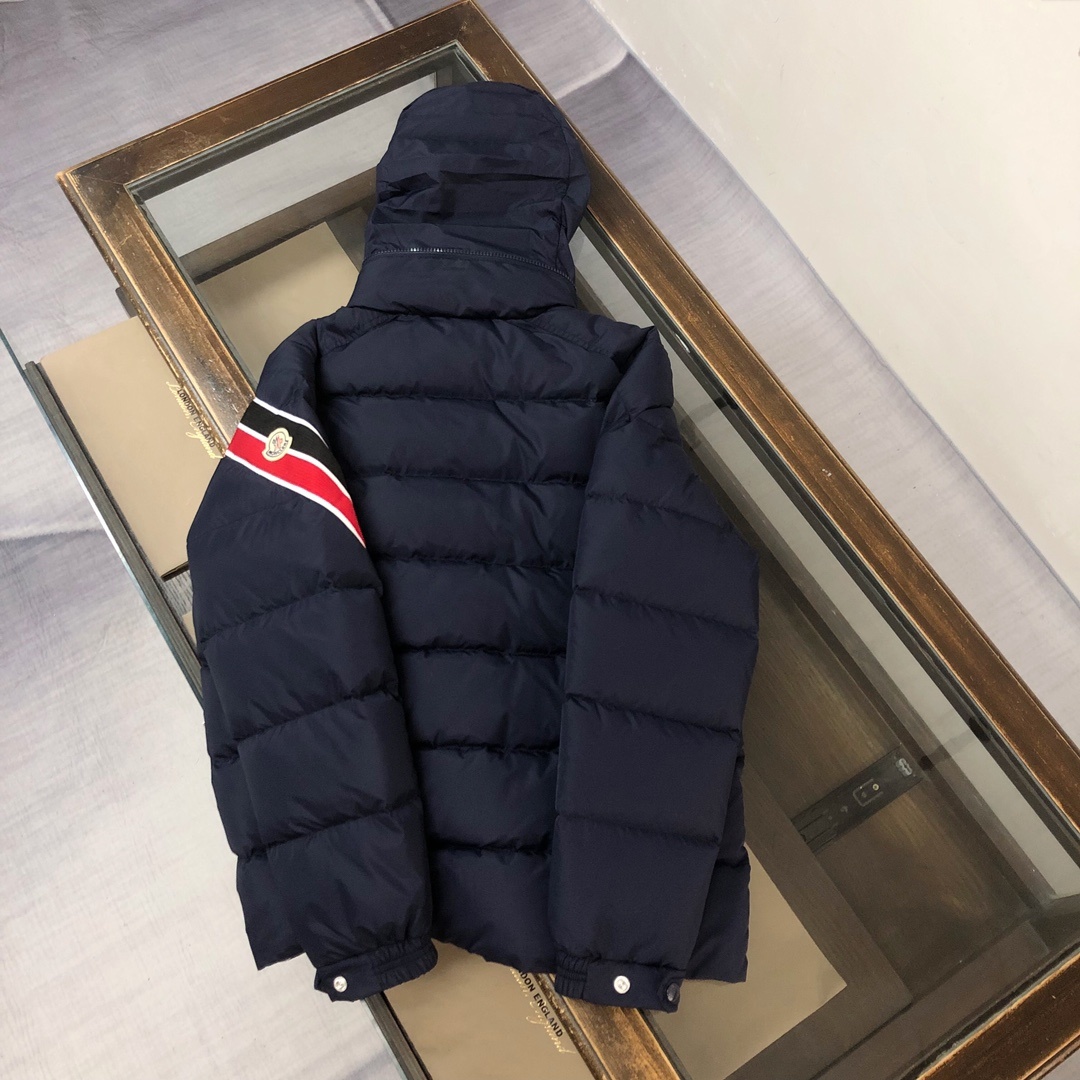 🆕❤️🆕蒙口 Moncler Solayan男士三色饰边短款羽绒夹克外套!最新官网同步有售!!白鸭绒填充