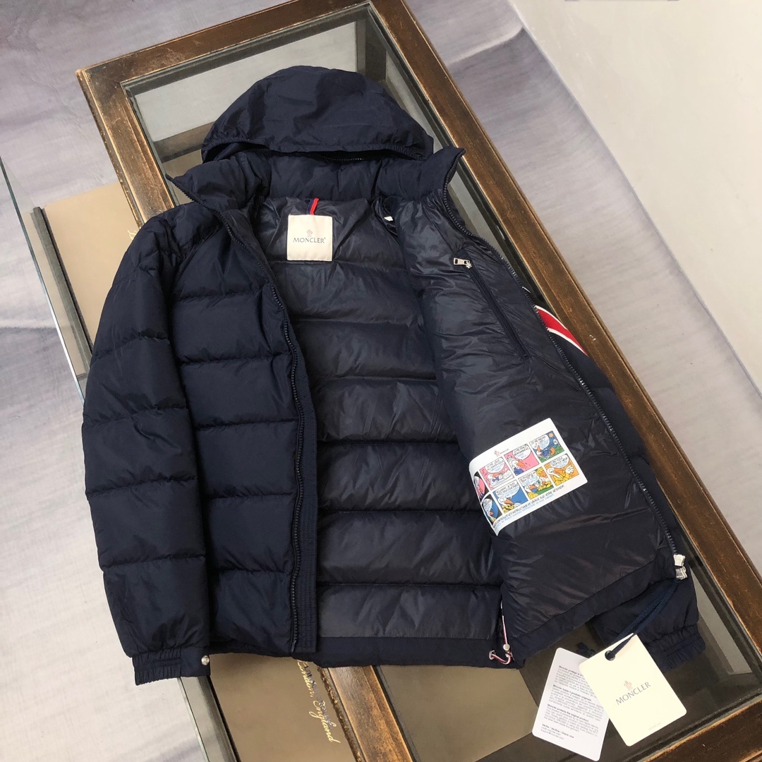 🆕❤️🆕蒙口 Moncler Solayan男士三色饰边短款羽绒夹克外套!最新官网同步有售!!白鸭绒填充