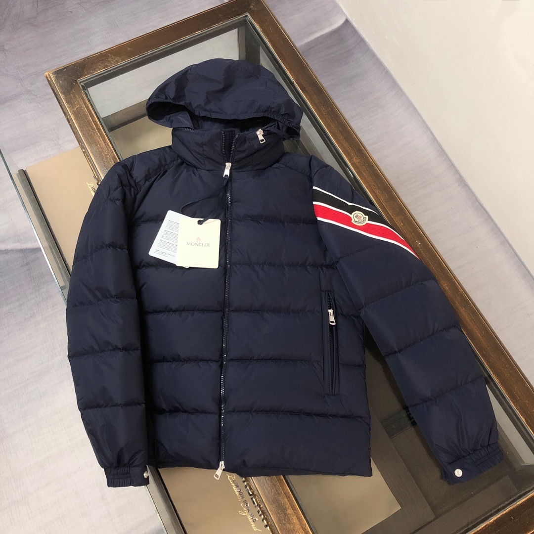 🆕❤️🆕蒙口 Moncler Solayan男士三色饰边短款羽绒夹克外套!最新官网同步有售!!白鸭绒填充