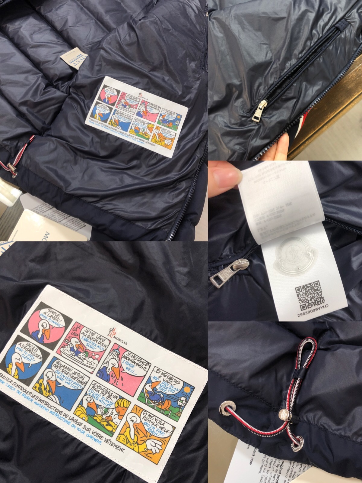 🆕❤️🆕蒙口 Moncler Solayan男士三色饰边短款羽绒夹克外套!最新官网同步有售!!白鸭绒填充