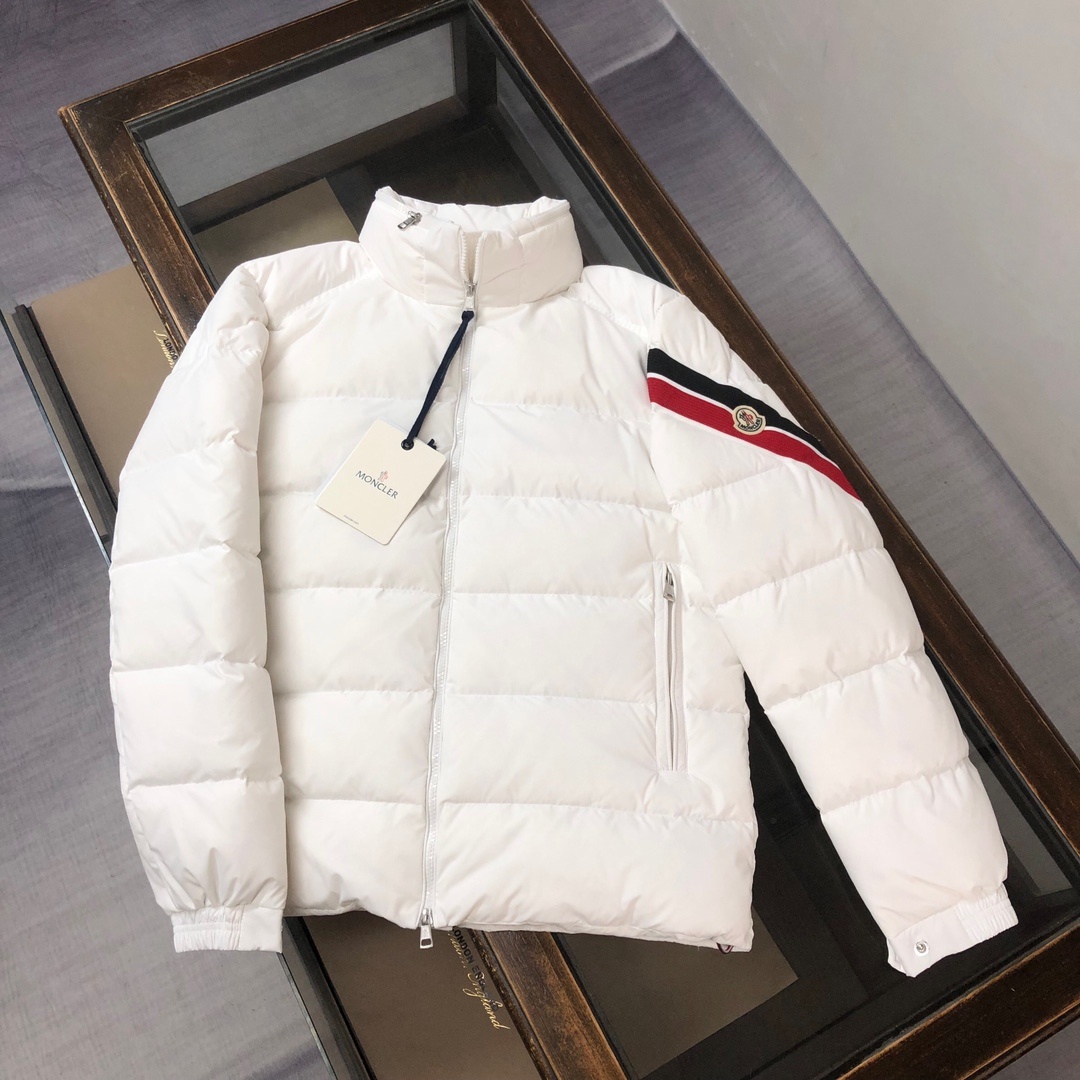🆕❤️🆕蒙口 Moncler Solayan男士三色饰边短款羽绒夹克外套!最新官网同步有售!!白鸭绒填充