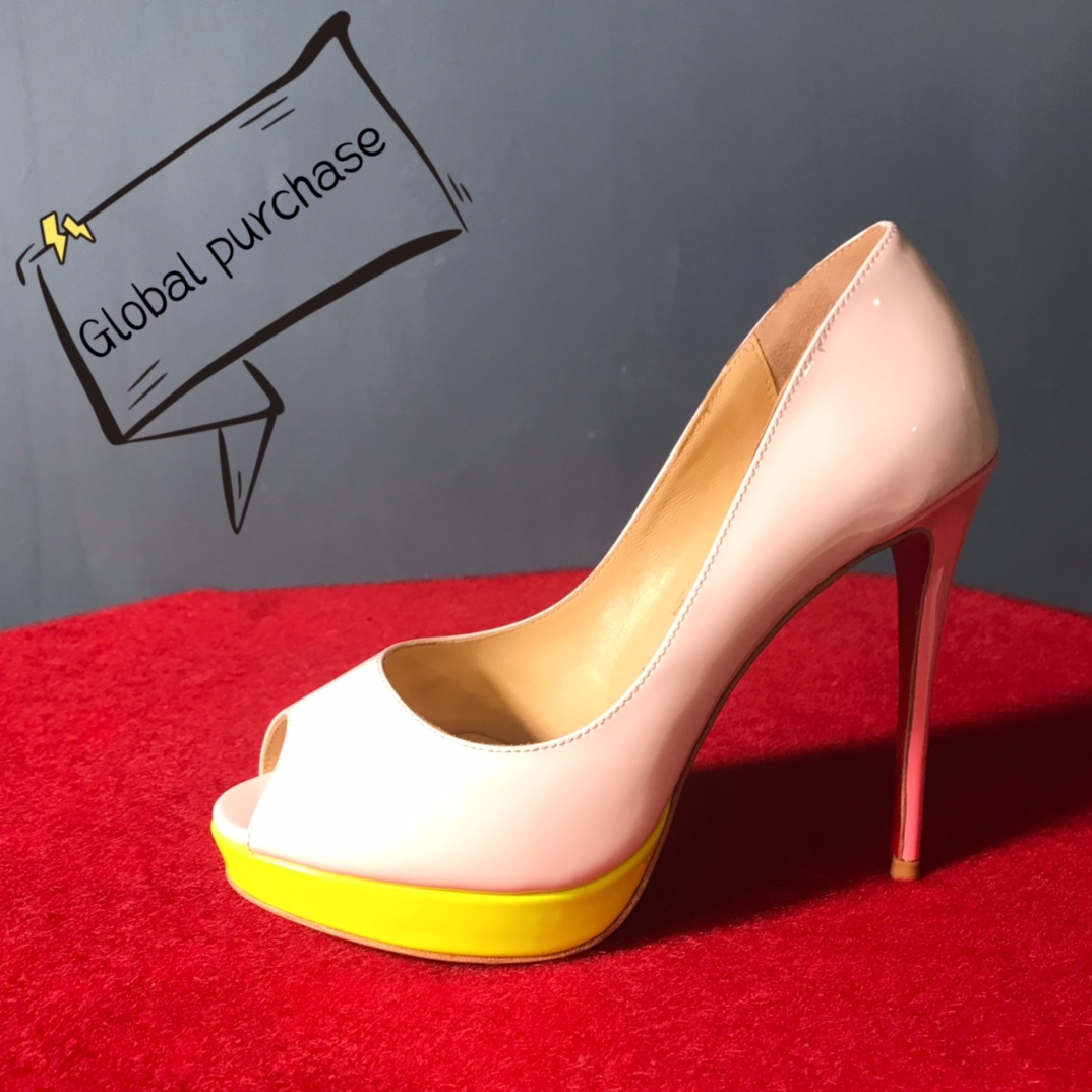 NO:100358,High-end customized water table classic model H12Cm.  Water table 2Cm size 34-42, leather big sole. 16020-003. Xingqi skin. Meihongqi, Lemon Yellow Qi outer water table Standard European code Reference: 16020-003 Color:nude/rose/yellow Material:patent Lining:red goat leather Heel height:12Cm Platforms:2Cm Sole:leather sole Size:EUR 34-42 (US 4-11):,,christian louboutin,tom ford,Leather soles19860909高端订制水台精典款 H12Cm．水台2Cm尺码34-42码,真皮大底.16020-003.杏柒皮.玫红柒呢,柠檬黄柒外水台 标准欧码 Reference:16020-003 Color:nude/rose/yellow Material:patent Lining:red goat leather Heel heigh:12Cm Platforms:2Cm Sole:leather sole Size:EUR 34－42（US 4一11) :,,christian louboutin,tom ford,Leather soles,Women's Shoes