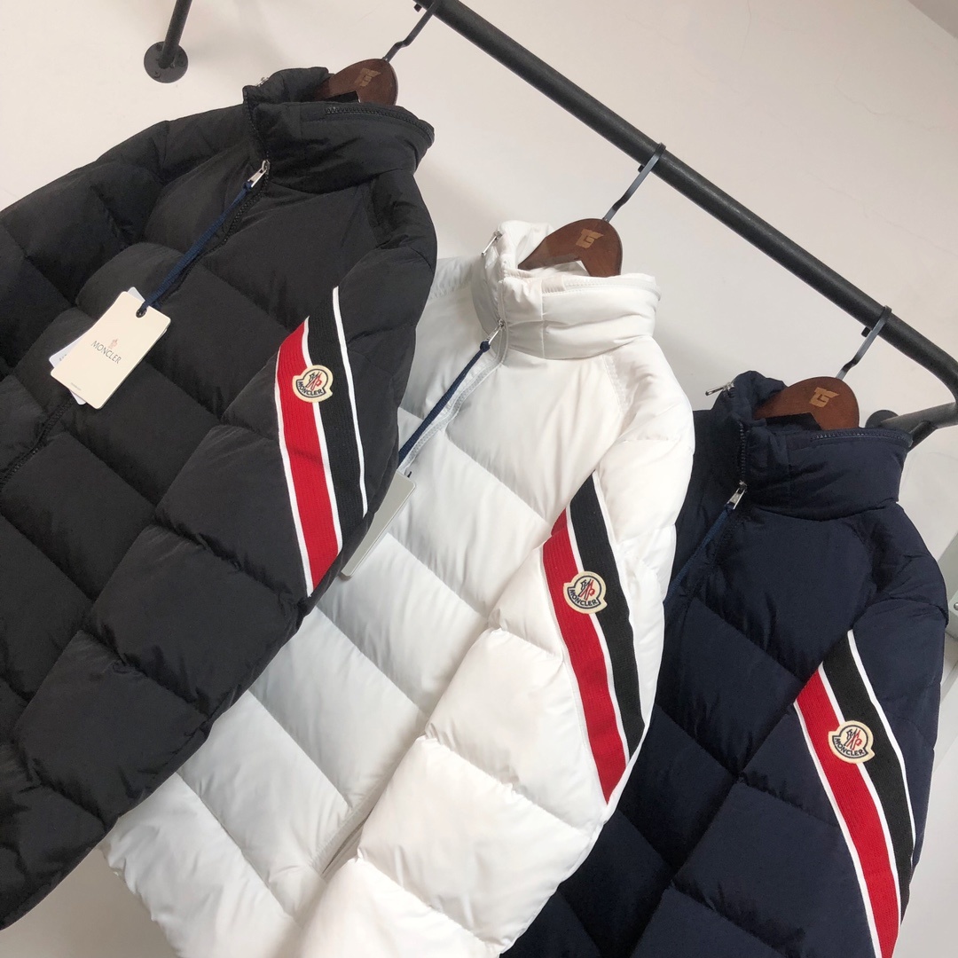 🆕🆕蒙口 Moncler Solayan男士三色饰边短款羽绒夹克外套!最新官网同步有售!!白鸭绒填充~最