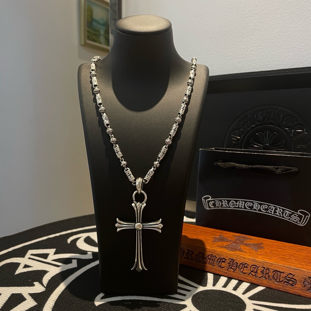 Chrome Hearts Sieraden Kettingen&hangers Grijs Unisex Vintage