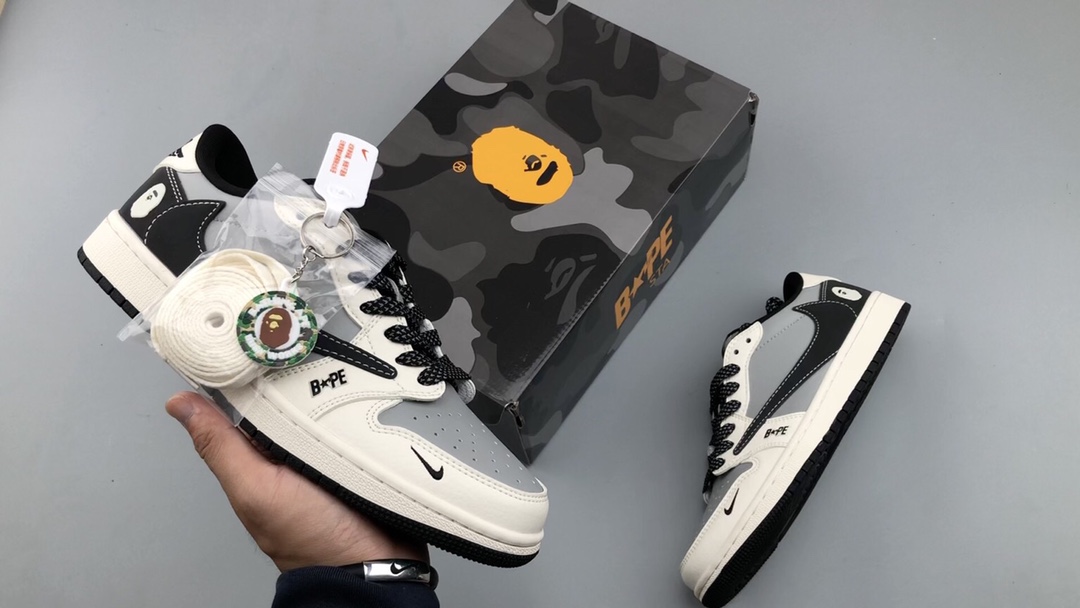 Air Jordan 1 Shoes Air Jordan Black Grey White Men