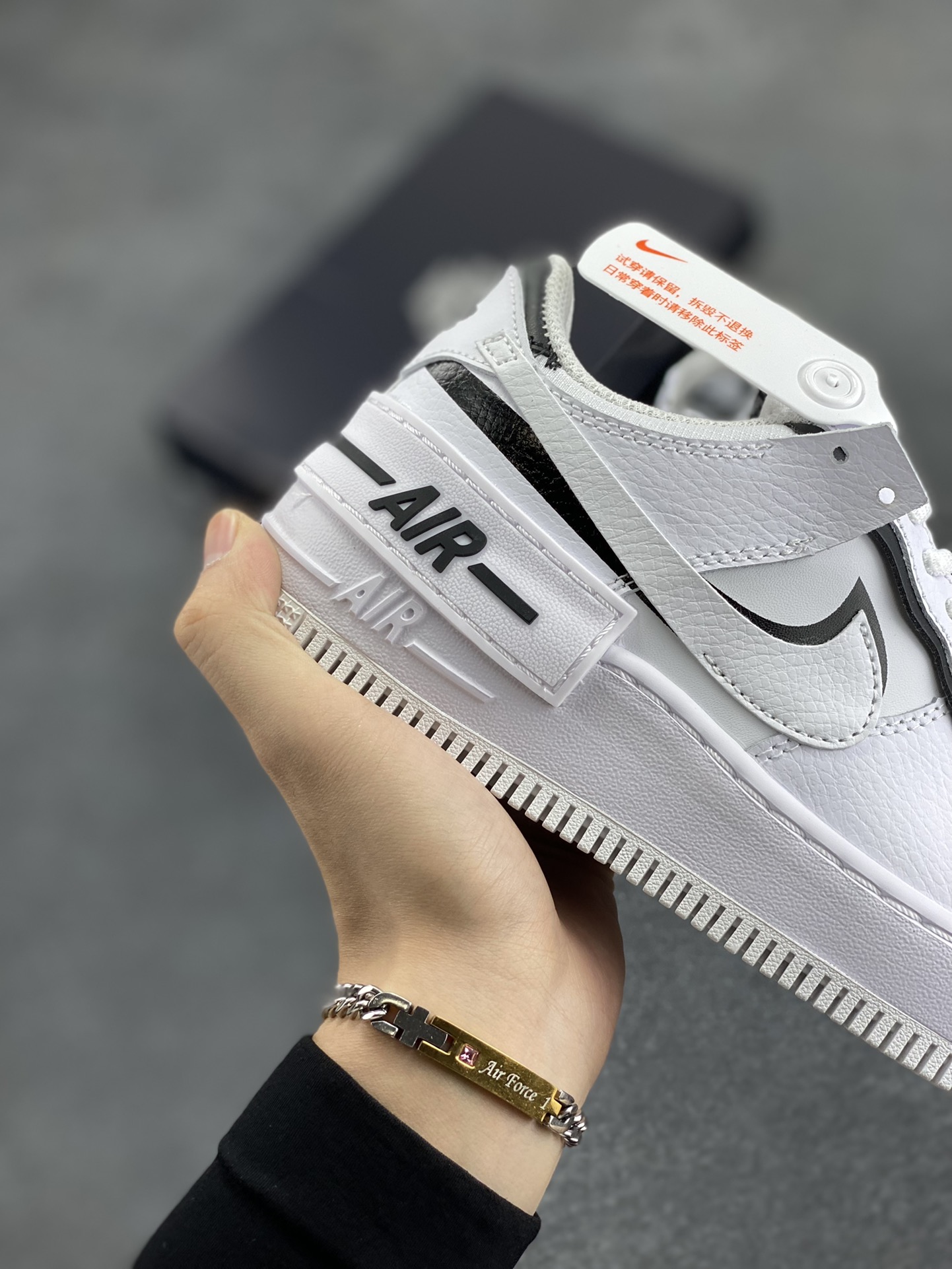 图片[6]-NK Air Force 1 Shadow 轻量增高低帮百搭板鞋\”拼接马卡龙\” 全新少女系解构主义设计双层轻量EVA发泡中底+防滑RB橡胶外圈底鞋底 原楦头原纸板 打造纯正空军版型 专注外贸渠道 全掌内置蜂窝气垫 原盒配件 原厂中底钢印、拉帮完美 货号： CI0919-001 尺码：35.5 36 36.5 37.5 38 38.5 39 40 40.5 41 42-选品中心