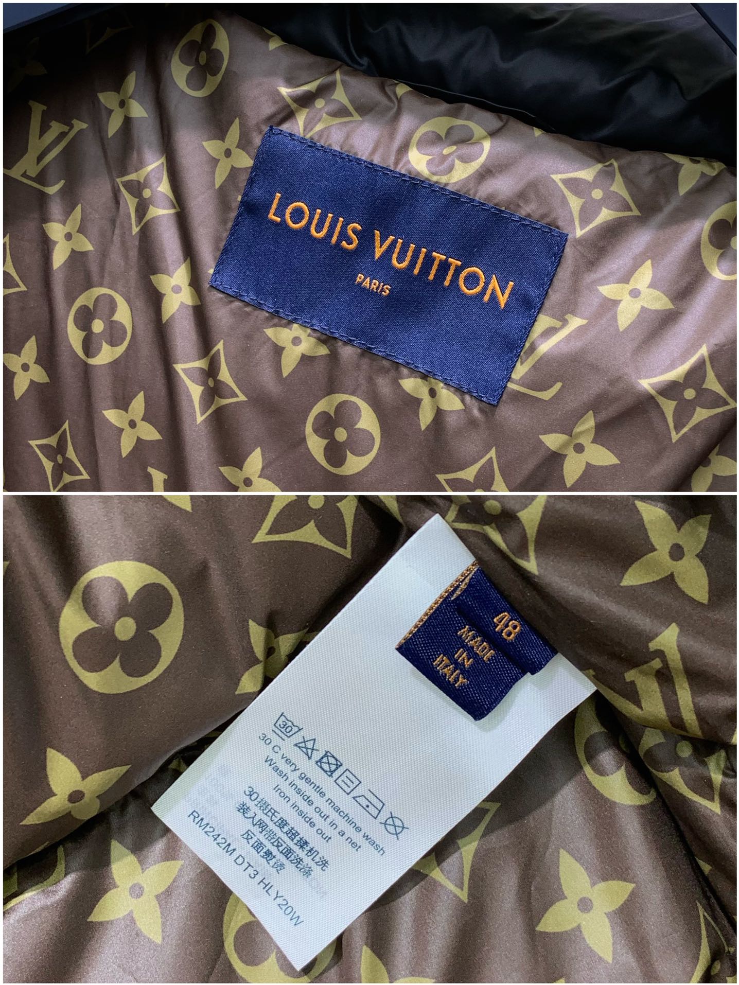 LouisVuitton路易威登2024冬季最新款专柜同步有售原单狠货时尚休闲羽绒服外套上身很有特点！吸