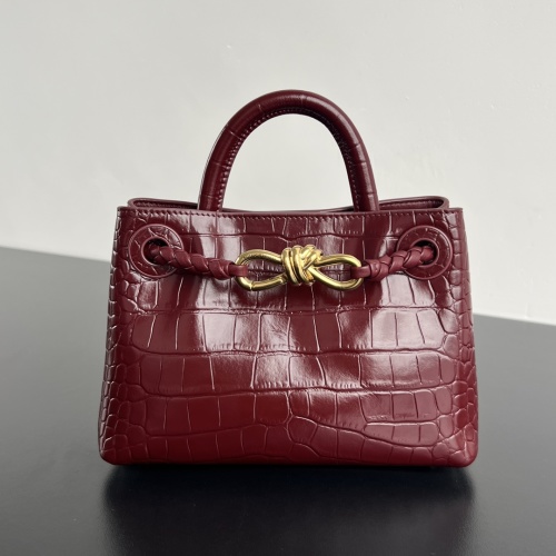 Bottega Veneta Andiamo Mini Alligator Embossed Leather Top Handle Bag 1 Bottega Veneta Andiamo Mini Alligator Embossed Leather Top Handle Bag