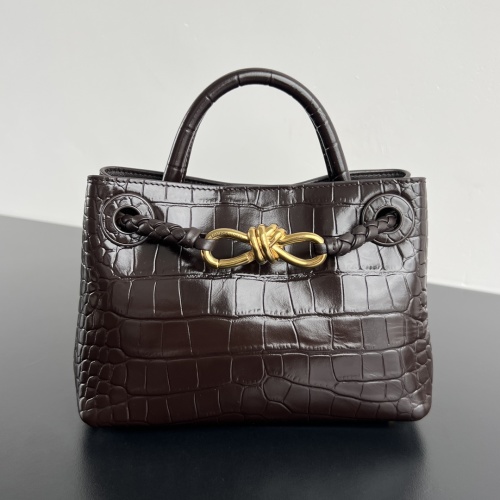 Bottega Veneta Andiamo Mini Alligator Leather Top Handle Bag for Women 1 Bottega Veneta Andiamo Mini Alligator Leather Top Handle Bag for Women