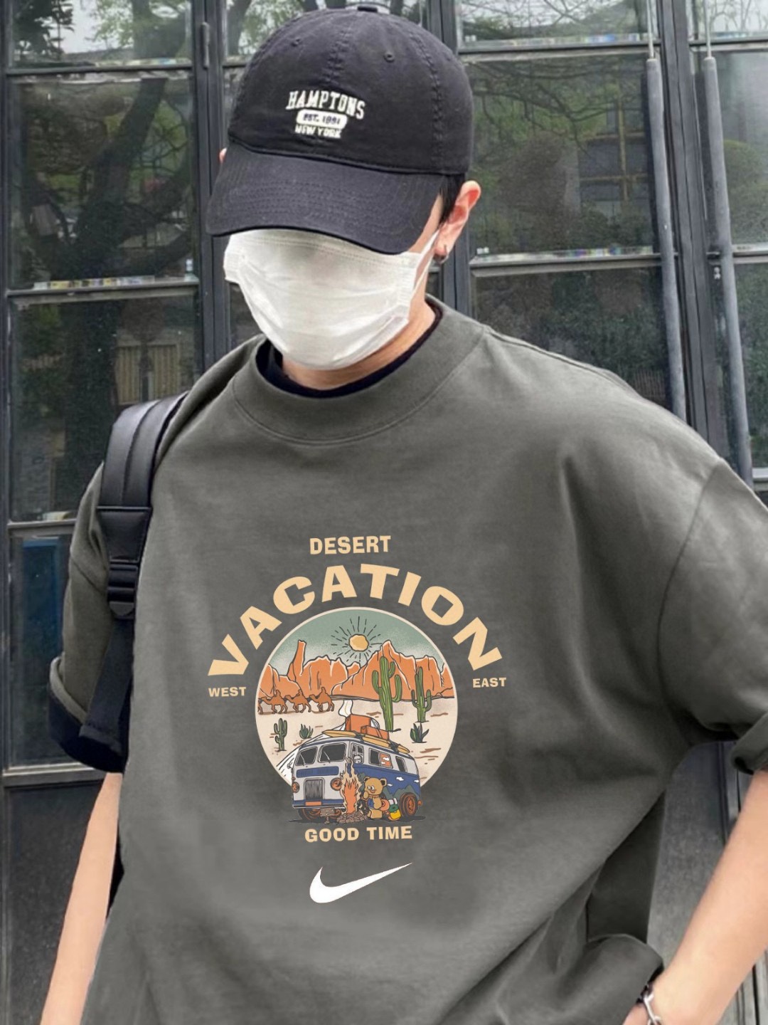 Nike Spectacular T-shirt: Customizable, High-End Fabric, Unisex, Various Sizes & Colors - 图片 3
