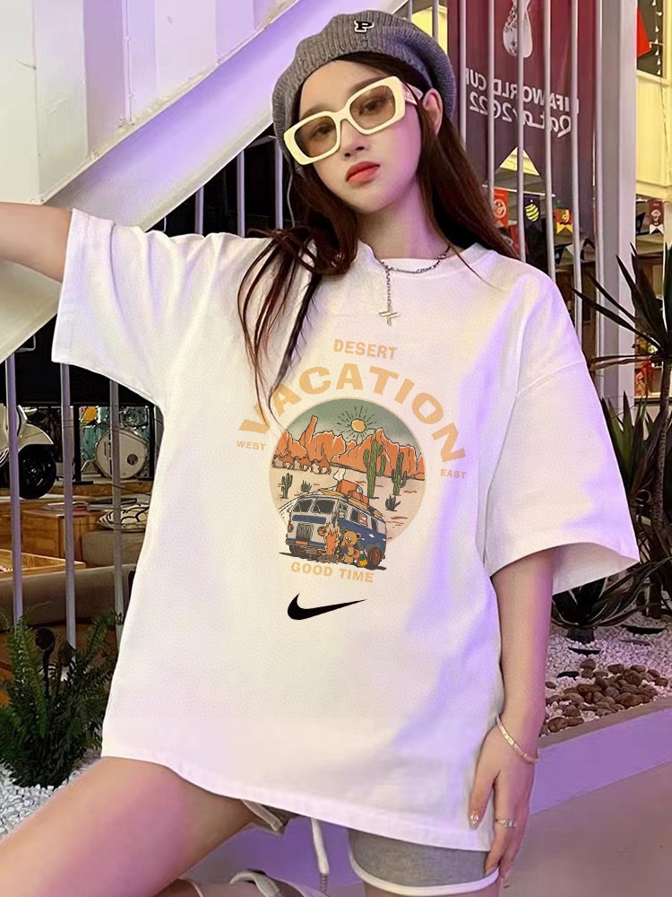 Nike Spectacular T-shirt: Customizable, High-End Fabric, Unisex, Various Sizes & Colors - 图片 2