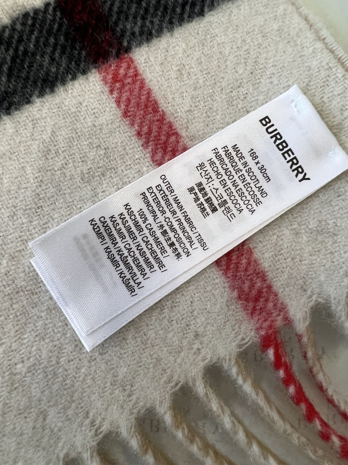 [Burberry Scarves]Trademark details