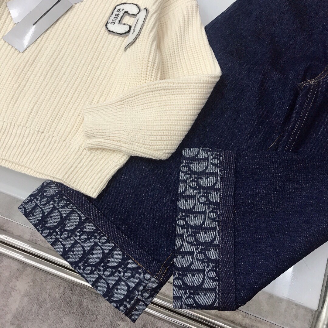 2024 SS DIO* CD Series: High-Quality Cotton Baby Clothing with Logo Details - 图片 6