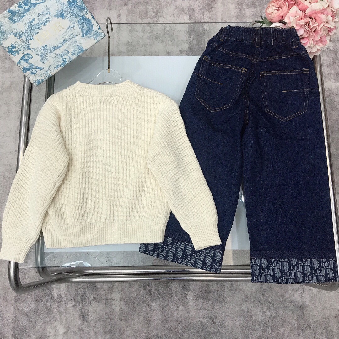 2024 SS DIO* CD Series: High-Quality Cotton Baby Clothing with Logo Details - 图片 9