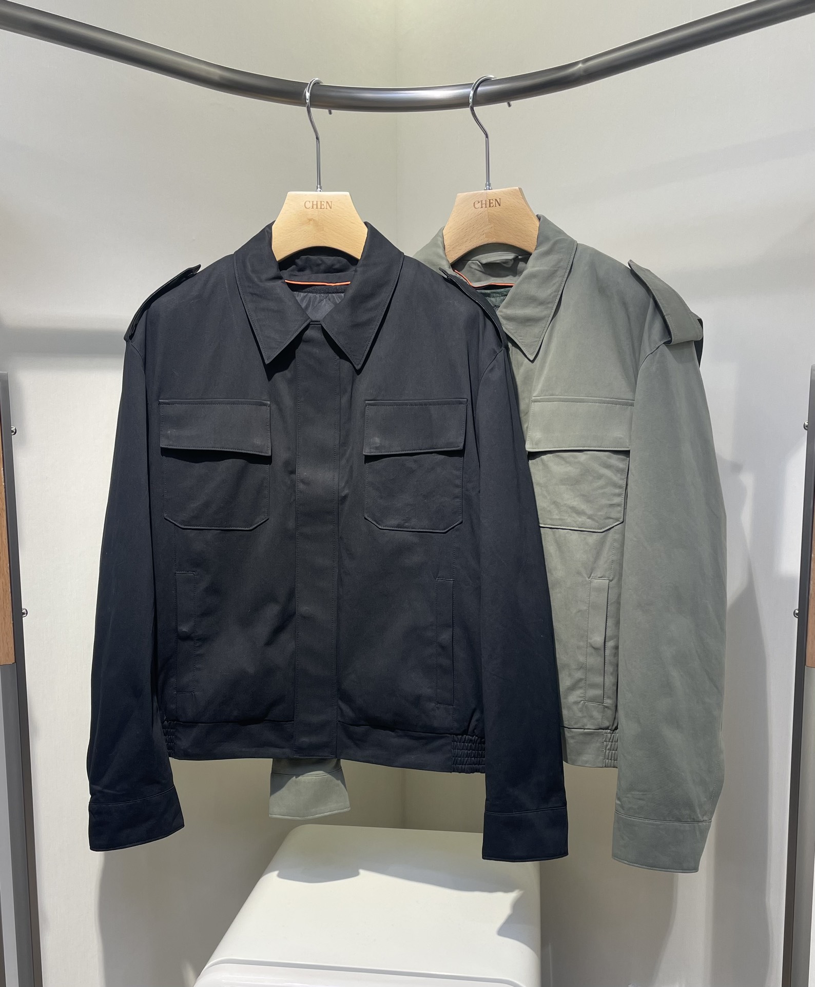 NO:644866,New homework·cotton jacket (can be disassembled into two pieces) Color black green Size s-xl,,alexander wang19860909新作业·棉服（可拆成两件） 颜色 黑 绿 码数 s-xl,,alexander wang,Men's clothing