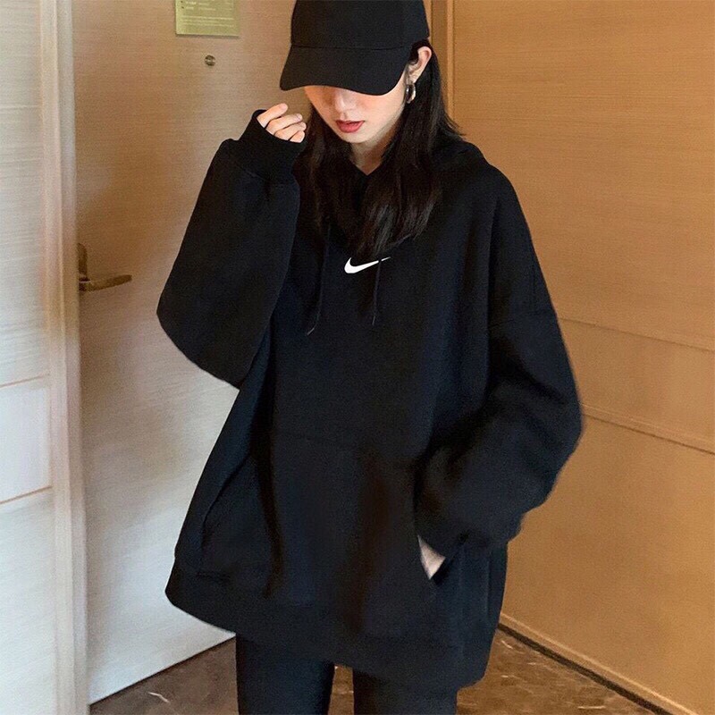 Nike 420g Baby Fluffy Couple’s Hoodie: Simple Fashion with Unique Design - 图片 4