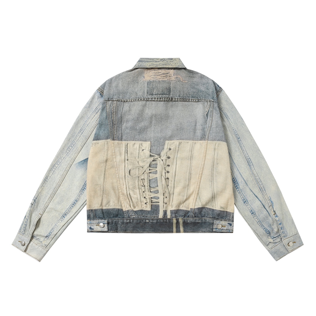 New 3D Printed Cowboy Jacket by Acne Studios with High-profile Version. Sizes S-XL. - 图片 2