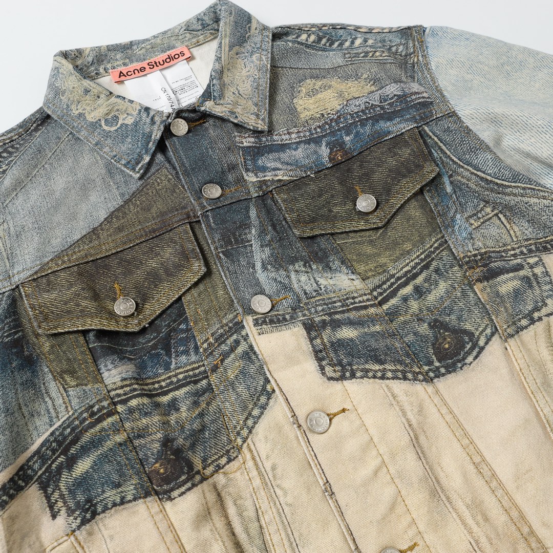 New 3D Printed Cowboy Jacket by Acne Studios with High-profile Version. Sizes S-XL. - 图片 8