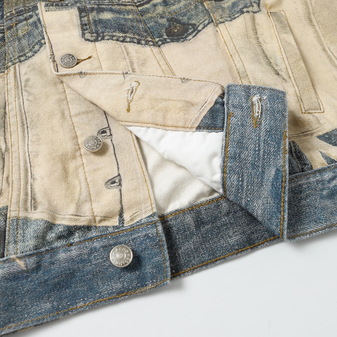 New 3D Printed Cowboy Jacket by Acne Studios with High-profile Version. Sizes S-XL. - 图片 4
