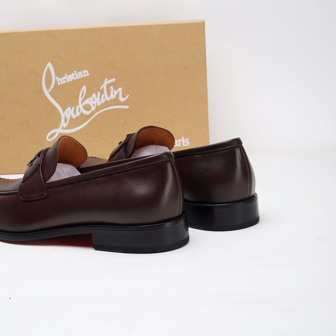 Christian Louboutin Style Leather Men's Shoes Men's Shoes Men's Shoes detail image 7 from source 782733