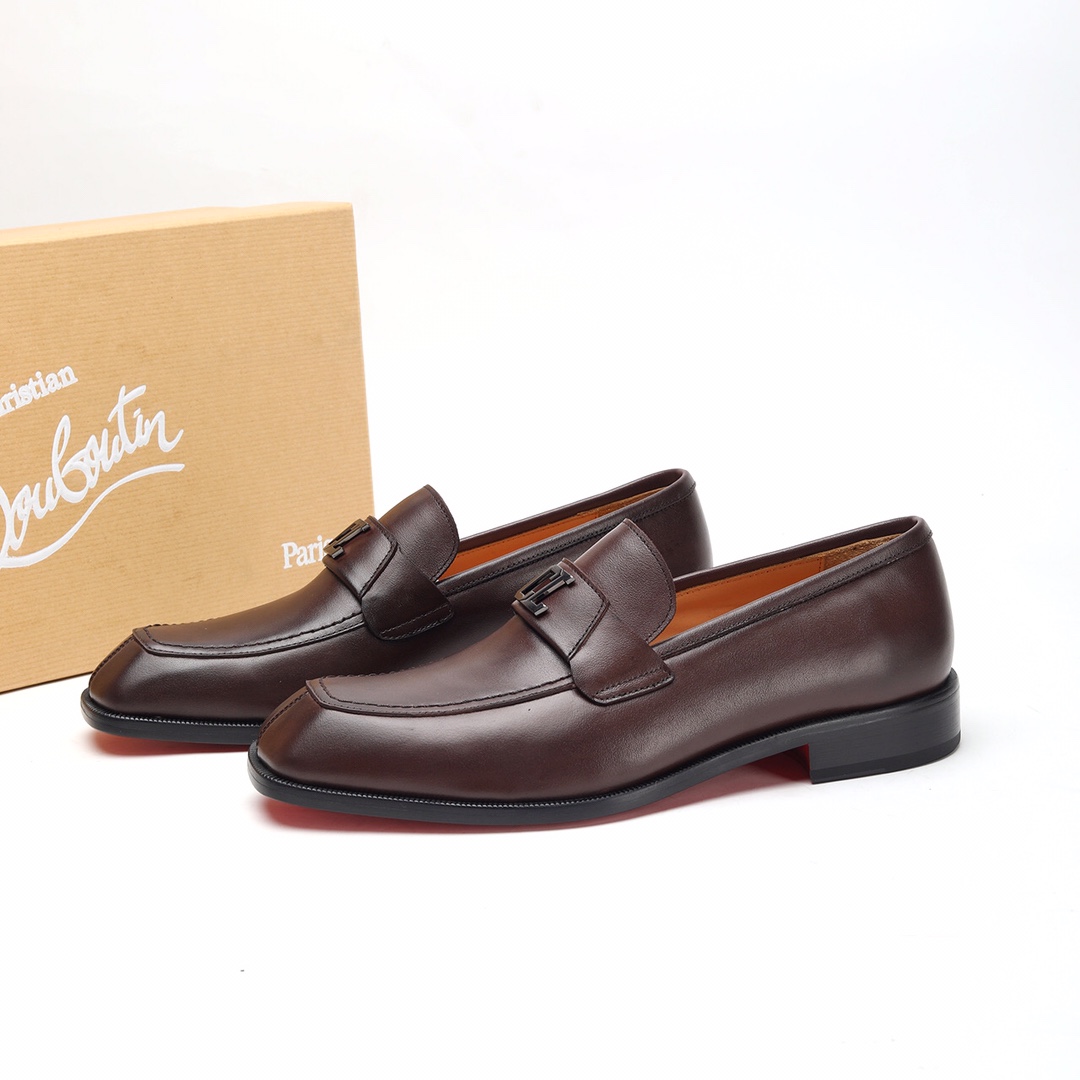 Christian Louboutin Style Leather Men's Shoes Men's Shoes Men's Shoes detail image 3 from source 782733